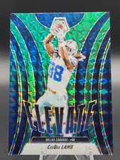 2025 Mosaic Football CeeDee Lamb #12 Elevate Green Mosaic Prizm Cowboys