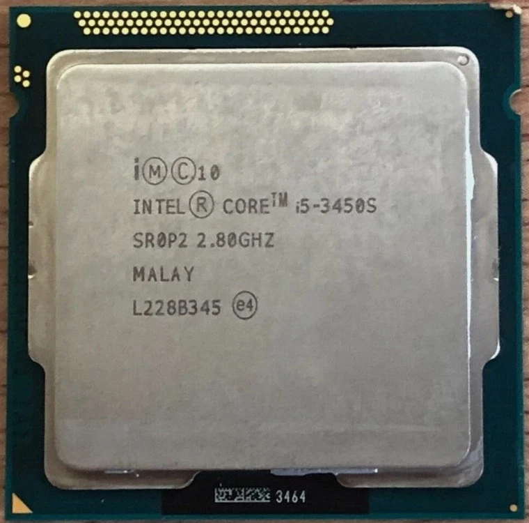 3rd Gen Intel Core i5-3450s LGA1155 CPU Processor SR0P2 Quad-Core 2.8 GHz 6 MB - Image 2 of 3