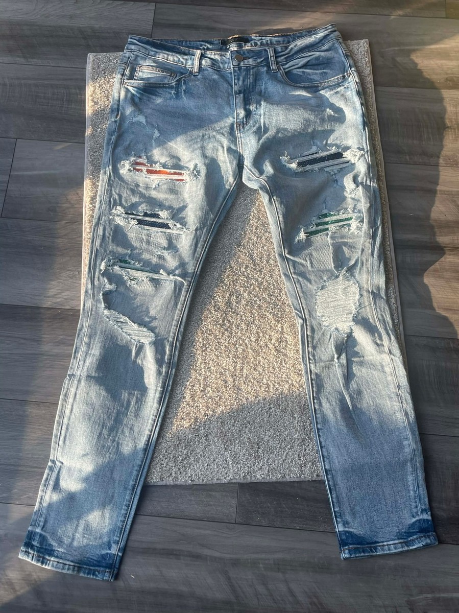 Amiri Crystal MX1 Jeans Size 36 | eBay