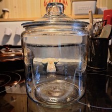 Large Glass Cookie Jar  / Snack / Storage Jar...