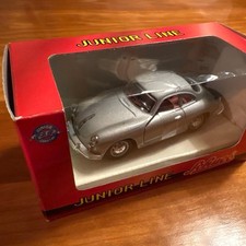 Schuco Junior Line Porsche 356 Coupe Silver 1/43 Scale Model Car New