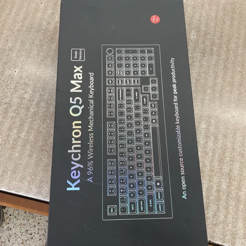 Keychron Q5 Max 96% Layout Full-Metal Custom Wireless Mechanical Keyboard wit...