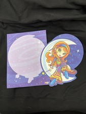 Vintage Lisa Frank Stationery Sheet Star Girl...