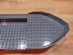 LEGO City #7207: Firefighter Boat Hull ONLY - Partial Stickers - Used