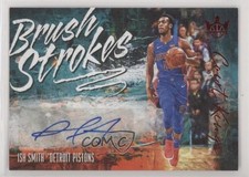 2018-19 Panini Court Kings Brush Strokes Ruby /99 Ish Smith #BR-ISH Auto 0eo6