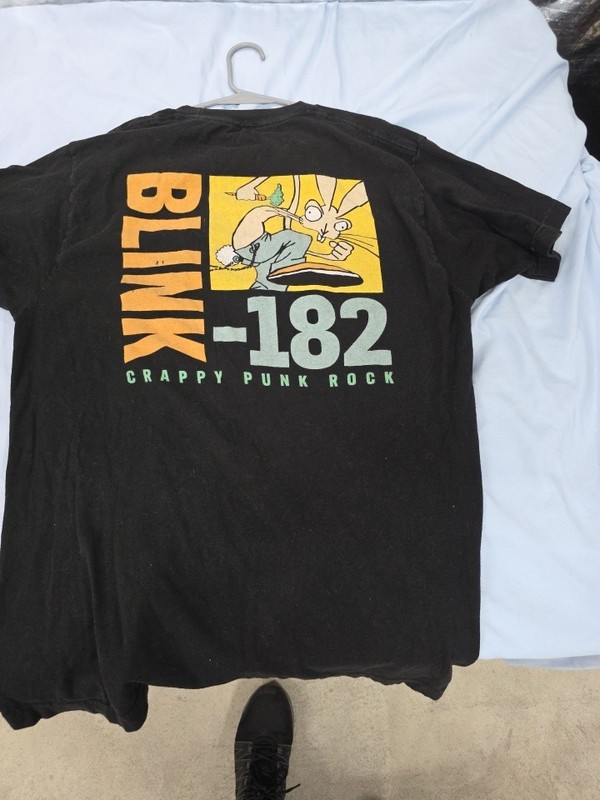 Vintage 90s Blink-182 Crappy Punk Rock Dude Ranch Rabbit T-Shirt