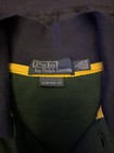 Polo Ralph Lauren Big Polo Logo. Men’s Large. Dark Green Navy Collar With Yellow