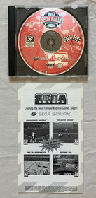 Sega Rally Championship (Sega Saturn, 1995) Disc & Manual Tested Works Racing