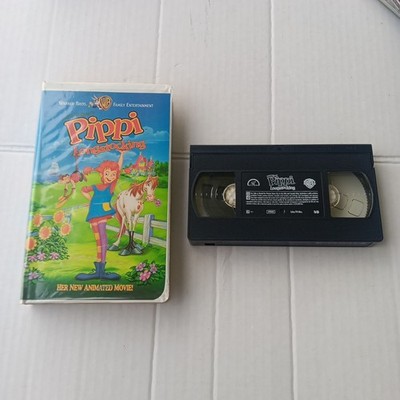 Pippi Longstocking (VHS, 1997) Tested And Working Clamshell Astrid Lindgren