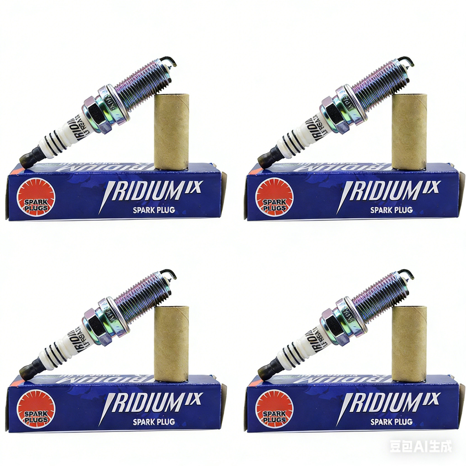 Set of 4 Iridium IX Spark Plugs 4469 For NGK 11-17 Ram 1500 5.7L V8 LFR5AIX-11