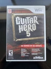 Guitar Hero 5 Nintendo Wii CIB Complete Manual Tested Working Authentic
