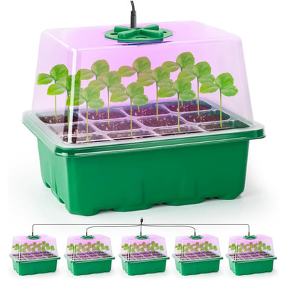 Bonviee Mini Greenhouse Set 5 Stück PP Material Hochwertig Transparent