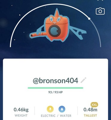 XXL Wash Rotom Pokemon Go