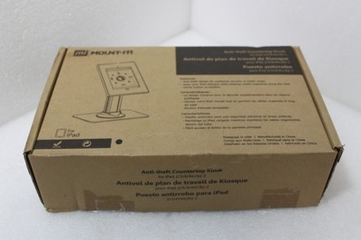 Mount-It Anti Theft Countertop Kiosk MI-3771 BlackFor iPad 7/8/9/Air/Air2 & More
