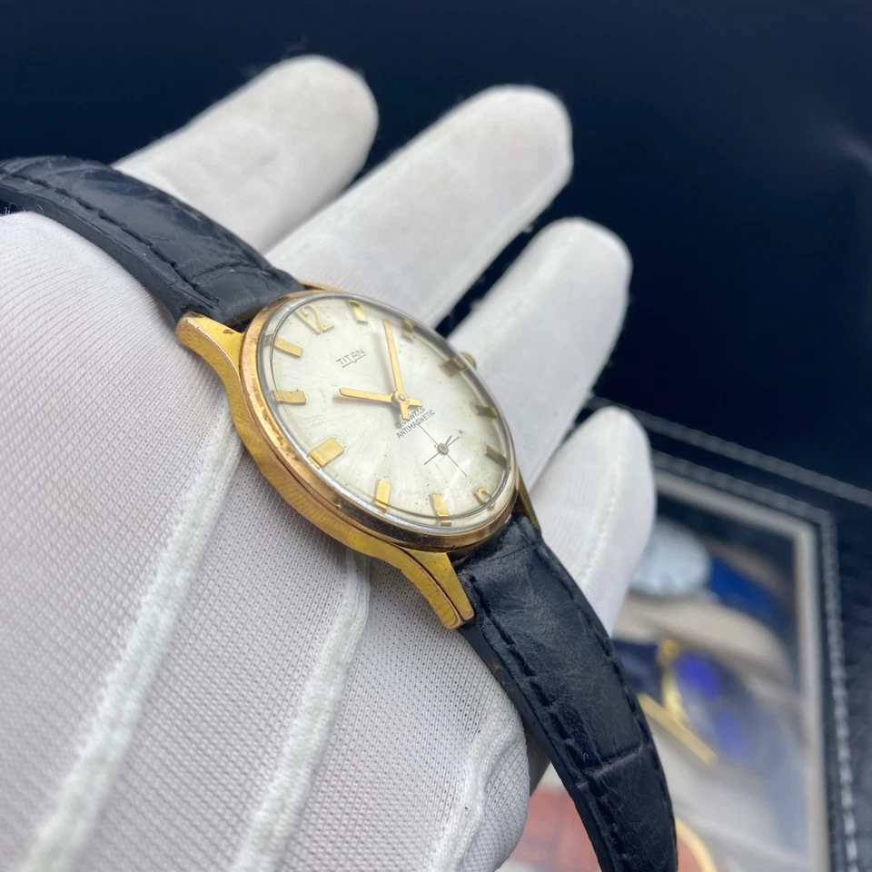 Reloj TITAN vintage años 60 cuerda manual como Calatrava Geneve chapado en oro suizo Foto 3 de 4