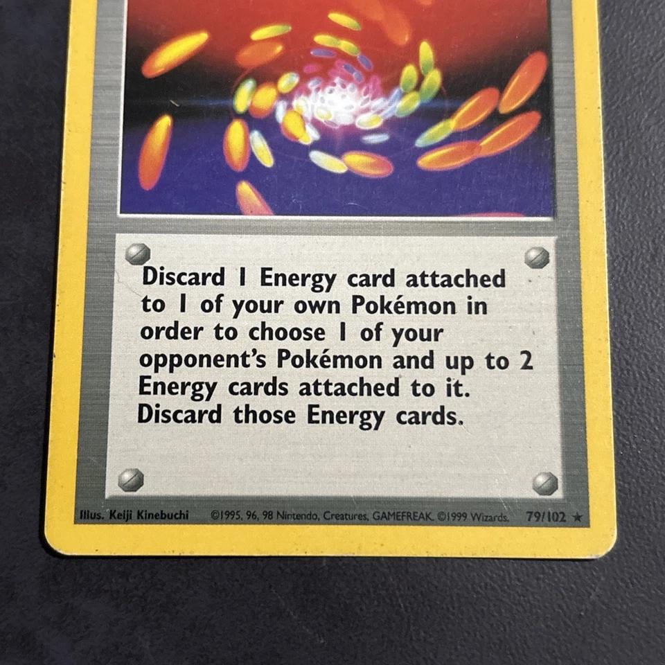 1999 First Edition Base Set Shadowless Super Energy Removal Trainer Pokémon - Image 2 of 4