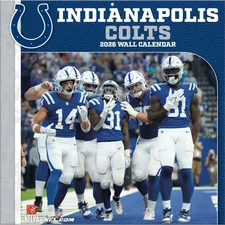 Turner Licensing,  NFL Indianapolis Colts 2026 Wall Calendar, 12'' X 12'', 12-Mo
