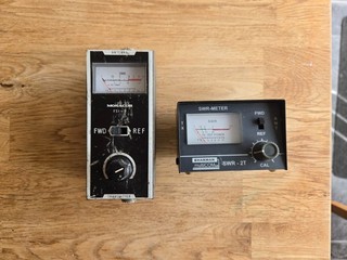 Two SWR Meters for CB Radio Aerial | SWR 3 25 30 MHz No Patch Lead