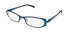 NEW ESPRIT 17404 EYEWEAR WOMENS 543 METAL  PLASTIC RECTANGULAR FULL-RIM