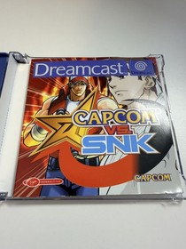 Capcom Vs. SNK - Sega Dreamcast Game with Manual 2000 PAL VGC - Complete
