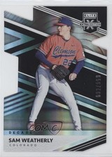 2020 Panini Elite Extra Edition 203rd Decade Die-Cut /203 Sam Weatherly #81 00gy