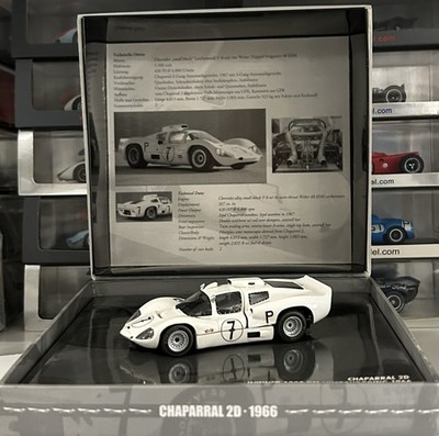 Minichamps 1/43 436661407 Chaparral 2D Chevrolet #7 1st 1000km Nurburgring 1966