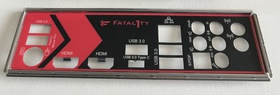 I/O Blende Shield ASRock Fatality AB350 Gaming-ITX/ac