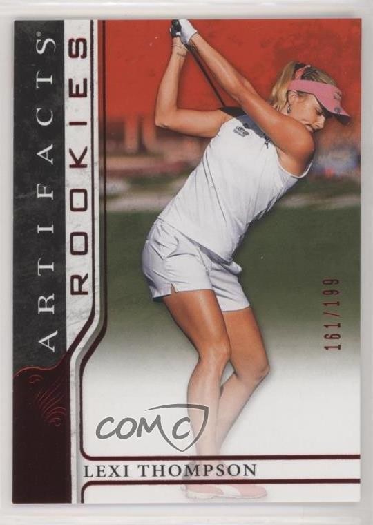 2021 Upper Deck Artifacts Rookies Red 161/199 Lexi Thompson #76 Rookie RC 0gn4