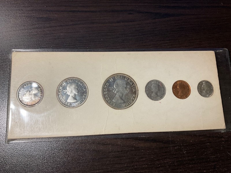 1959 canada proof like coin set