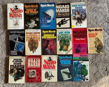 NGAIO MARSH Books: Lot of 16 Paperbacks; RODERICK ALLEYN Mysteries +