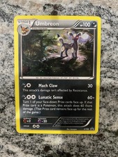 Pokémon Umbreon XY96 XY Holo Promo Stage 1 Darkness 100 HP English Card