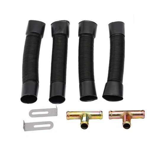 Kit Calentador Compacto Universal Camión Coche Bajo el Salpicadero Tubo e Interruptor de Velocidad 4 Puertos 12V Foto 4 de 4