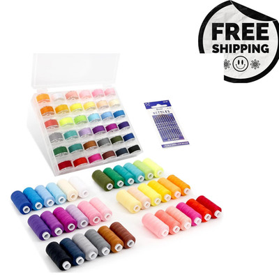 72Pcs Sewing Thread kit 36 Assorted Colors Machine Threads with 36 Color