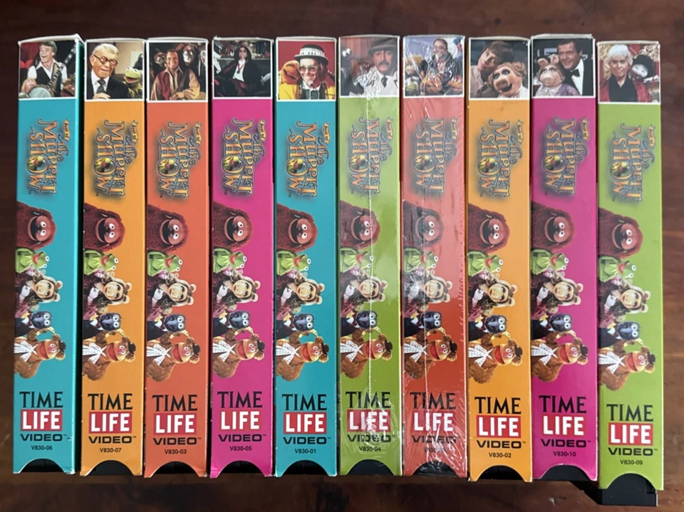 TIME LIFE THE MUPPET SHOW VHS set of 10 KERMIT MISS PIGGY ANIMAL - Image 3 of 3