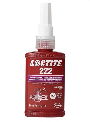 LOCTITE Schraubensicherung 222, Schraubenkleber, 50ml