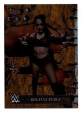 2025 Topps Chrome Cactus Jack WWE Orange Refractors Roxanne Perez 7/25 - NM-MT