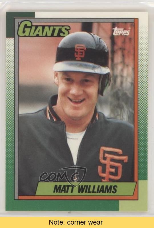 1990 Topps Box Set Collector's Edition (Tiffany) Matt Williams #41 READ 1i7