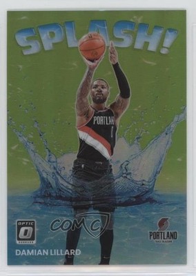 2022 Panini Donruss Optic Splash! Lime Green Prizm /149 Damian Lillard #6 11qd