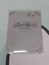 2015 Leaf Perfect Game Cole Ragans Autographed Black Printing Plate 1/1