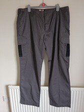Herock Professional Canvas Work Trousers  Mens Size W46 L34 Grey Pockets.New!!!