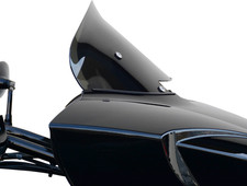 WIND VEST - Windshield Dark Smoke 9in for Vic...