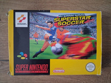 International Superstar Soccer SNES PAL UK Boxed Konami 1995 Rare