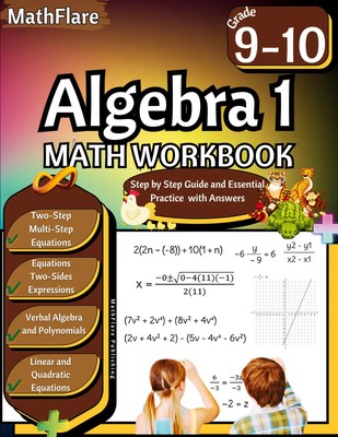 Mathflare Publishing | Algebra 1 Workbook 9th and 10th Grade | Taschenbuch