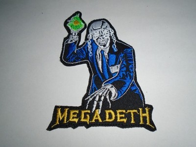 MEGADETH RUST IN PEACE IRON ON EMBROIDERED PATCH