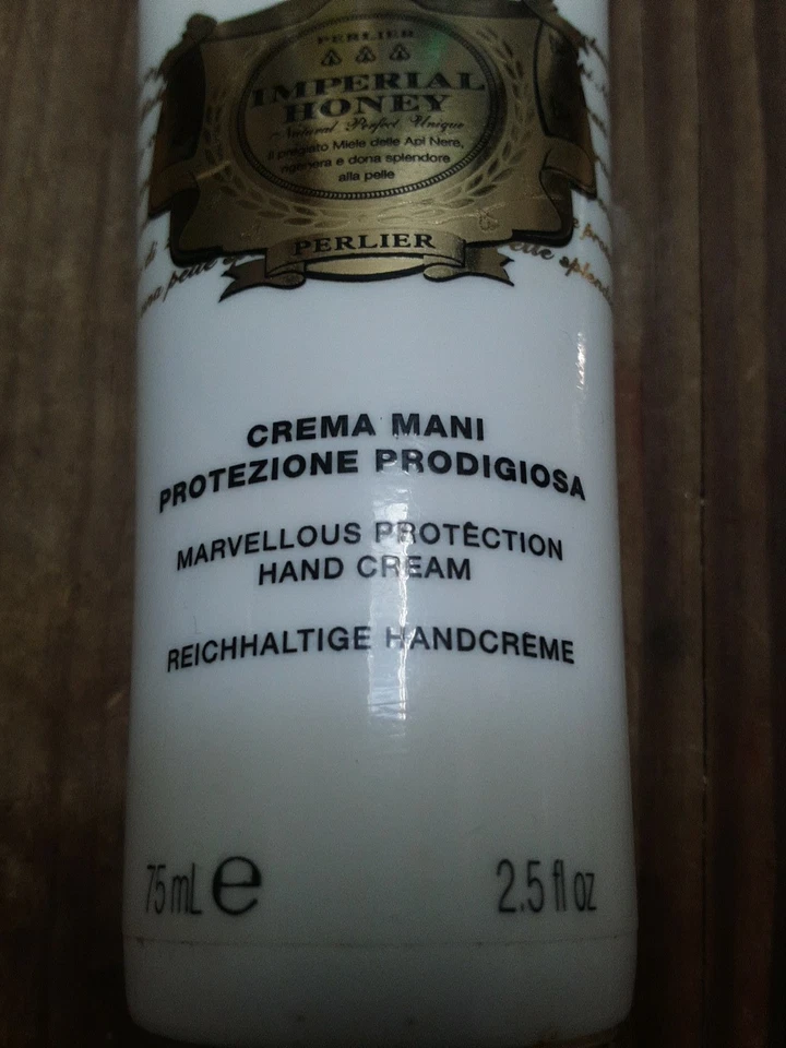 Bálsamo corporal antienvejecimiento Perlier Honey Miel 6,7 OZ, crema de ducha de miel blanca y MANO Foto 4 de 4