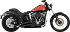 Vance & Hines Big Radius 2 2 Black Exhaust Fits HD Softail 86 17 46369