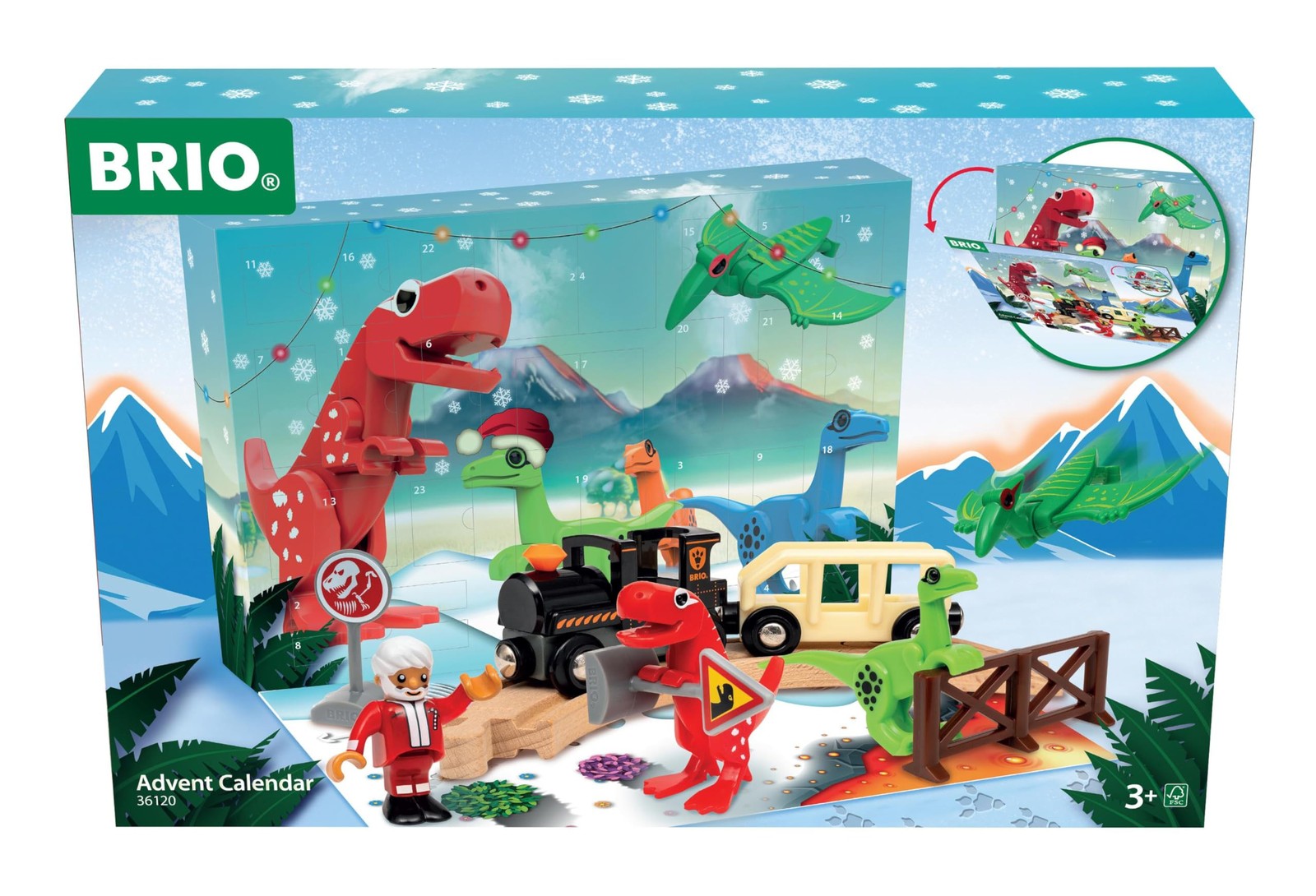 BRIO World - Advent Calendar for Kids Age 3 Years Up - Railway Accessories an... - Image 7