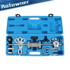 17pcs Slide Hammer Dent Puller Tool Kit Wrench Adapter Axle Bearing Hub Auto Set