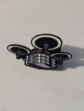 Domino's Pizza "Pizza Drone" ENAMEL Pin, Hat Pin, Shirt Pin