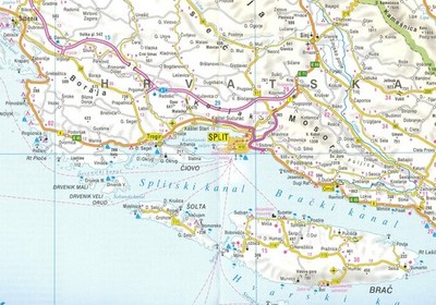 Croatia and Slovenia Map